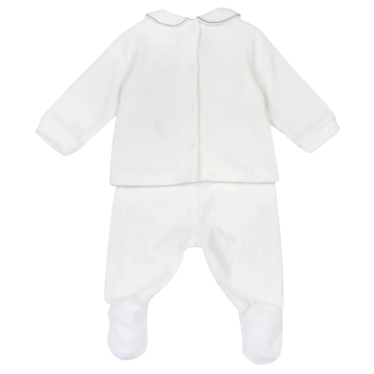 Completo CHICCO ciniglia panna fiocco - immagine 4
