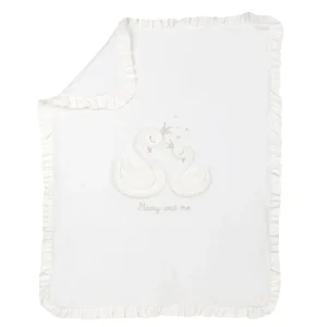 Coperta CHICCO ciniglia sfoderabile tema cigno