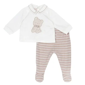 Completo neonato CHICCO orsetto con papillon
