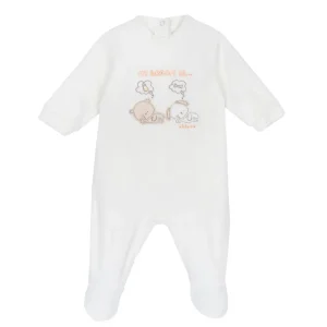 Tutina CHICCO ciniglia panna unisex