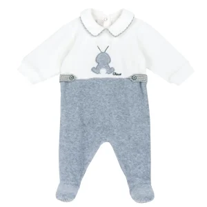 Tutina CHICCO in ciniglia con coniglietto dalla 0mesi alla 3 mesi