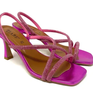 SANDALI CON TACCO TIARE' DONNA FUXIA - 12220 FUXIA