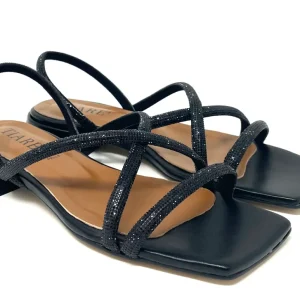 SANDALI BASSI TIARE' DONNA NERO - 1235 NERO