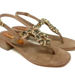 SANDALI BASSI PRINCIPE DONNA TAUPE - 14221 WHITE