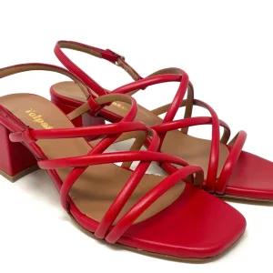 SANDALI CON TACCO VOLPATO DONNA ROSSO - 153SFT ROSS