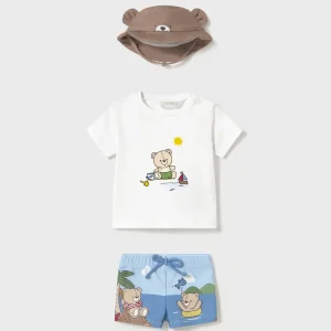 Completo MAYORAL T-shirt Costume e Cappello orsetto 2 mesi - 18 mesi