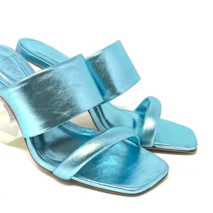 SANDALI CON TACCO VICENZA DONNA AZZURRO - 1626004 SAF