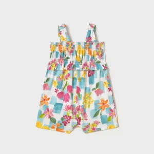 Tuta MAYORAL a fantasia fiori dalla 6 mesi alla 4 anni