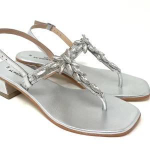 SANDALI BASSI PRINCIPE DONNA ARGENTO - 20592 SILV