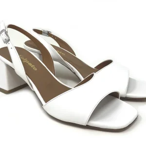 SANDALI CON TACCO VOLPATO DONNA BIANCO - 205SFT BIAN