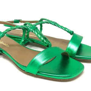 SANDALI BASSI VOLPATO DONNA VERDE - 217MET VER