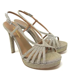 SANDALI CON TACCO VOLPATO DONNA BEIGE - 223NGH BEIG