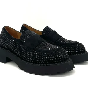 MOCASSINO VOLPATO DONNA NERO - 2505 NERO