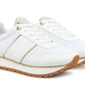 SNEAKERS TOMMY HILFIGER DONNA BIANCO - 33758 BI/BEIGE