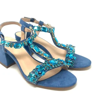SANDALI CON TACCO LEJADE DONNA AZZURRO - 3376 AZZ