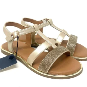 SANDALI TOMMY HILFIGER BAMBINO PLATINO - 33781K PLAT