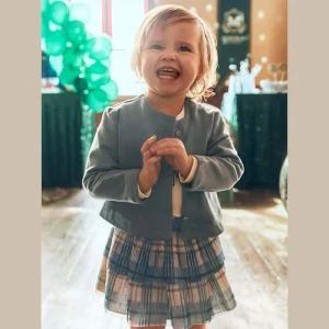 Completo MAYORAL t-shirt cardigan e gonna 6 mesi - 4 anni