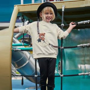 Completo MAYORAL leggings e felpa orso bambina 2 anni -10 anni