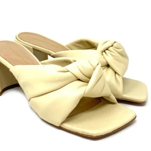 SANDALI CON TACCO MISS UNIQUE DONNA CREMA - 57005 CREMA