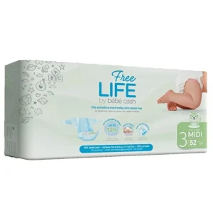 FREE LIFE 52 Pannolini 3MIDI 4/9kg
