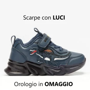 Scarpe BULL BOYS con luci orologio in omaggio dal 26 fino al 35