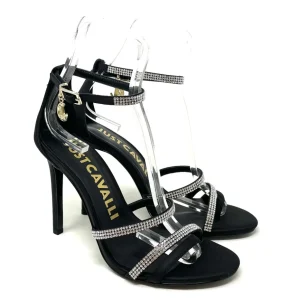 SANDALI CON TACCO JUST CAVALLI DONNA NERO - 78RA3S28 899