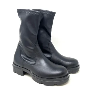 TRONCHETTI BASSI VOLPATO DONNA NERO - 8009 NERO