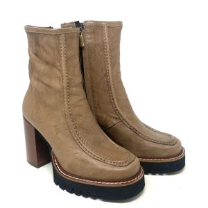 TRONCHETTI CON TACCO VOLPATO DONNA TAUPE - 9002LE TAUP