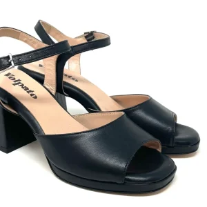 SANDALI CON TACCO VOLPATO DONNA NERO - 9531 NERO