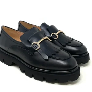 MOCASSINO VOLPATO DONNA NERO - A232G NERO