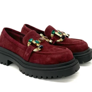 MOCASSINO MANUFACTURE D'ESSAI DONNA BORDEAUX - AA21 BORD