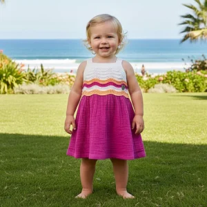 Abito GUESS neonata con copertto lavorato 0 mesi - 24 mesi