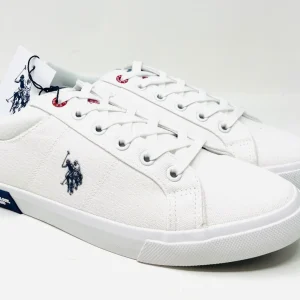 SNEAKERS U.S. POLO ASSN. UOMO BIANCO - BASTER001BI