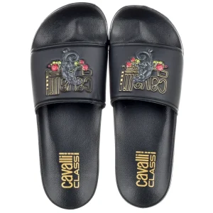UOMO CAVALLI CLASS CIABATTE NERO - D001067