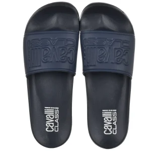 UOMO CAVALLI CLASS CIABATTE BLU - D001071