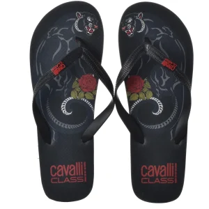 UOMO CAVALLI CLASS CIABATTE GRIGIO SCURO - D001073