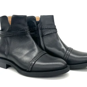 TRONCHETTI BASSI VOLPATO DONNA NERO - DAME21 NERO