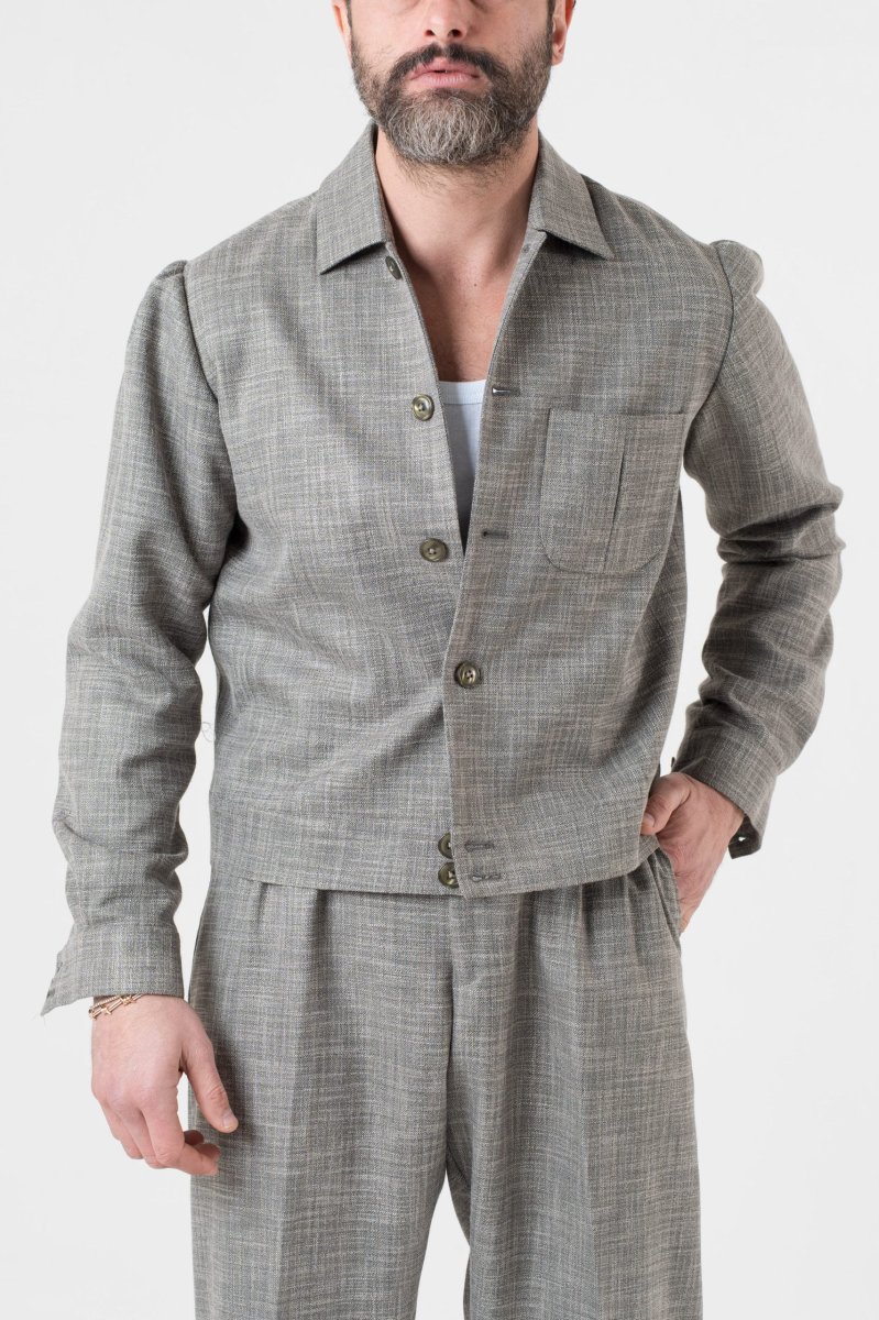 Giubbinetto Over con Spalla Arricciata Menta - immagine 2