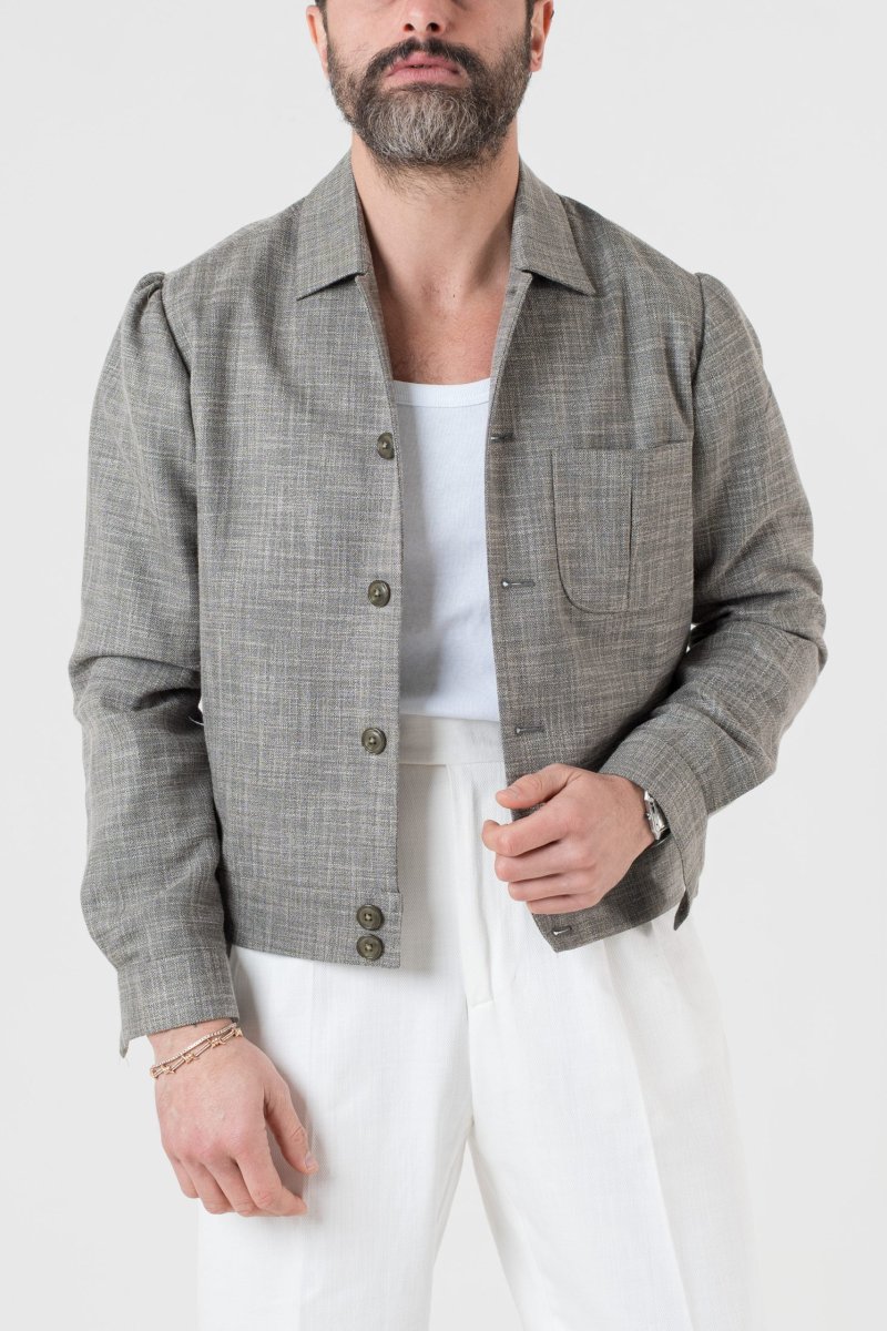 Giubbinetto Over con Spalla Arricciata Menta - immagine 3