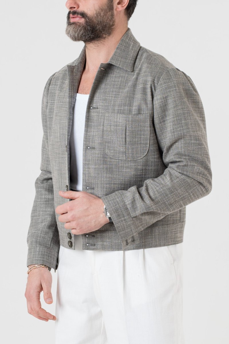 Giubbinetto Over con Spalla Arricciata Menta - immagine 4