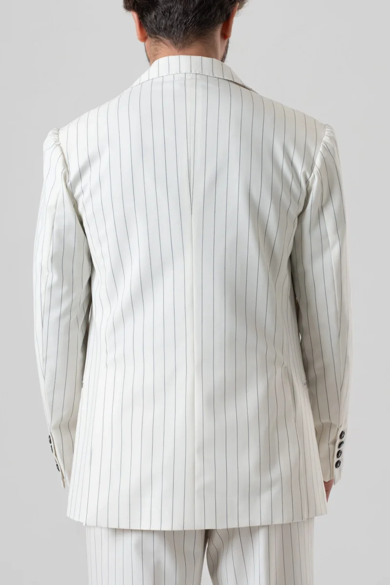 Giacca Jocket Panna Riga Blu Riviera - immagine 9