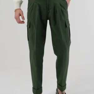 Pantalone Cargo Verde