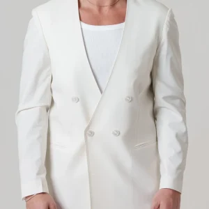 Giacca Blacket Bianco Opaco Mykonos