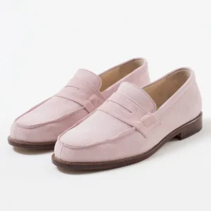 Mocassino College Scamosciato Rosa