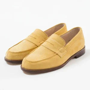 Mocassino College Scamosciato Zafferano