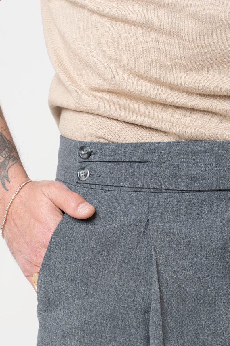 Pantalone Biforcato Piombo Copenaghen - immagine 6