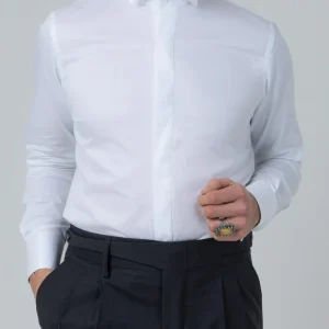 Camicia Collo Diplomatico Bianca