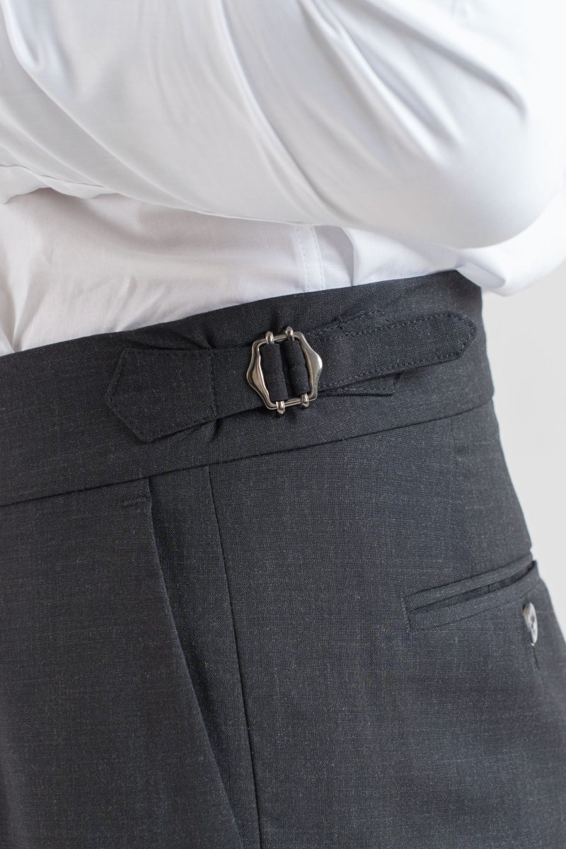 Pantalone Fondo Ampio e Fibbie Laterali Fumo Tokyo - immagine 6