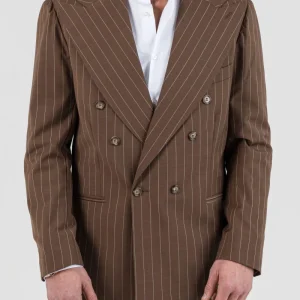 Giacca Jocket Gessato Moro Portofino