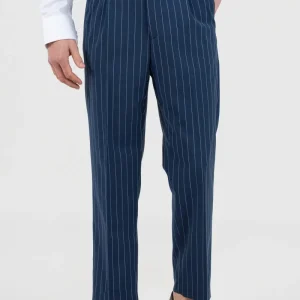 Pantalone Cinta Lunga Gessato Royal Forte dei Marmi